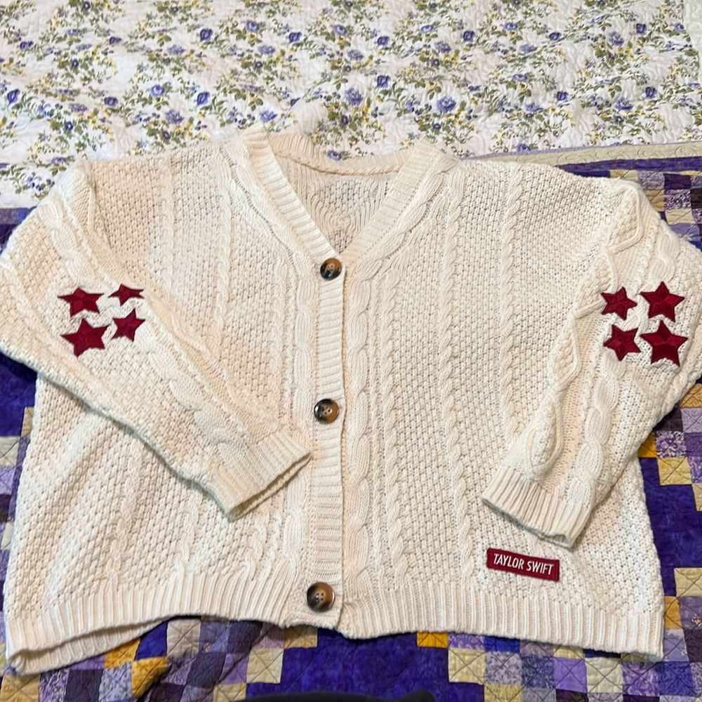 Taylor Swift Official Merch Red Cardigan